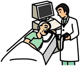 上部内視鏡検査イメージイラスト